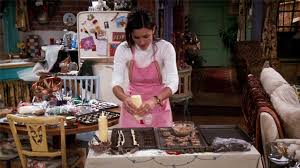 People pleaser Monica Geller making 22 batches of cookies to please her Friend Phoebe